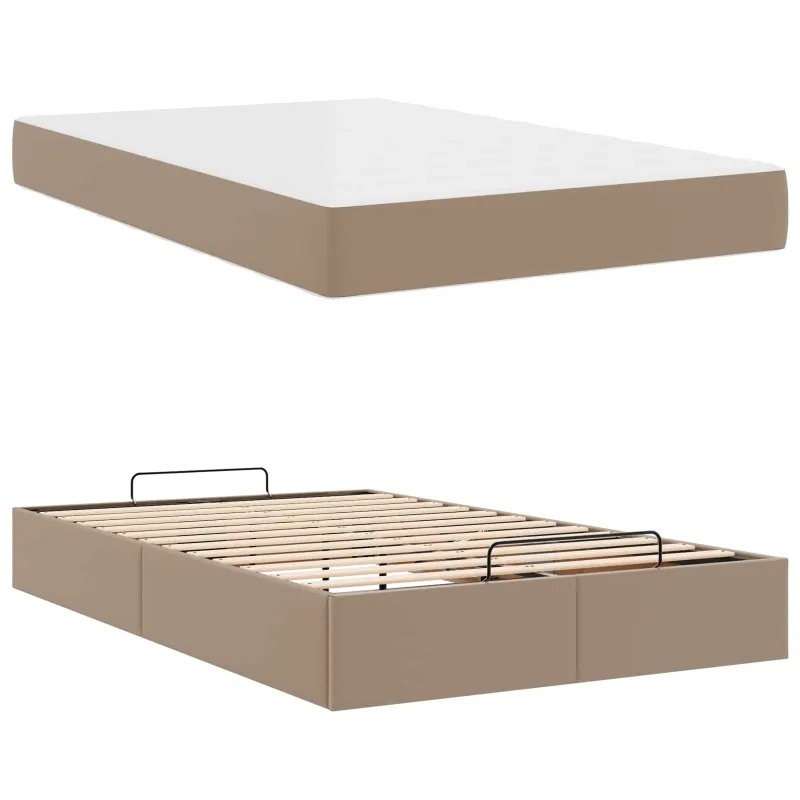 Lovos rėmas su čiužiniu Kita 2 pcs Gelsvai ruda PVC