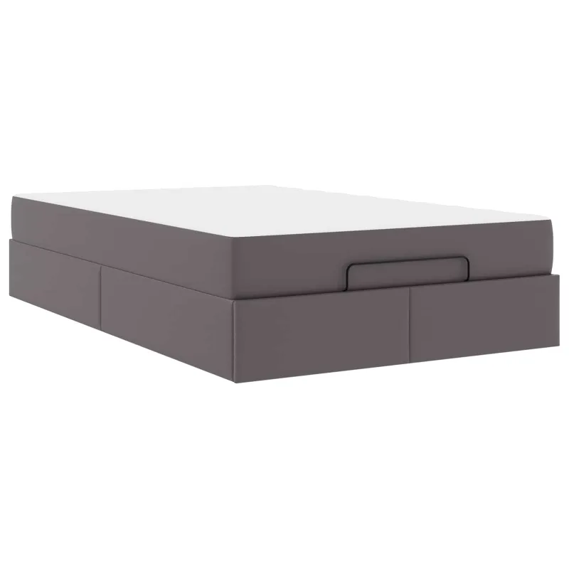 Lovos rėmas su čiužiniu Kita 2 pcs Pilka PVC