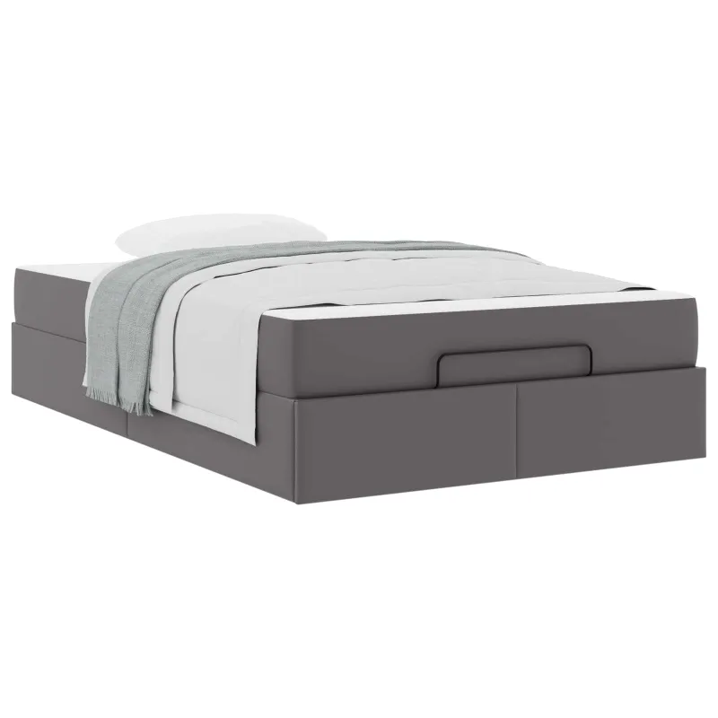 Lovos rėmas su čiužiniu Kita 2 pcs Pilka PVC
