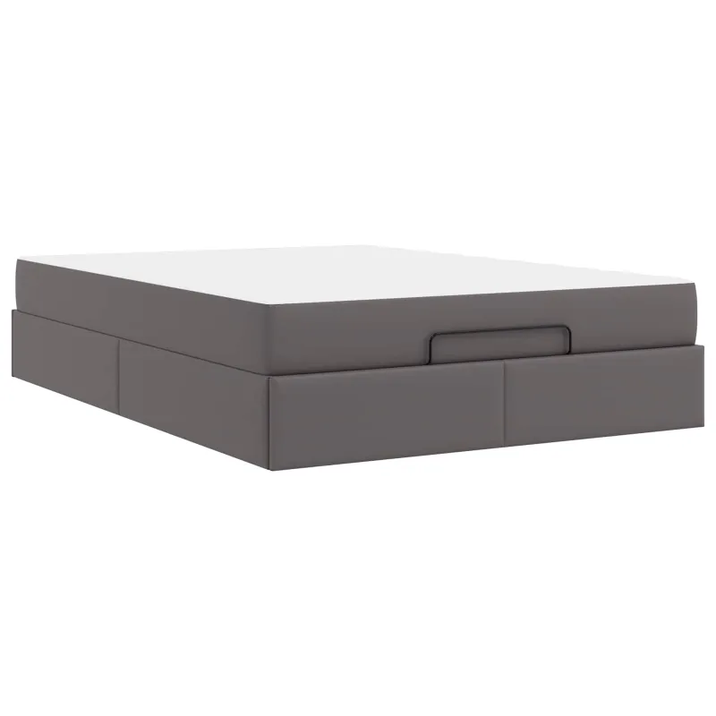 Lovos rėmas su čiužiniu Kita 2 pcs Pilka PVC