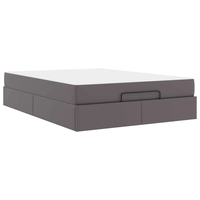 Lovos rėmas su čiužiniu Kita 2 pcs Pilka PVC