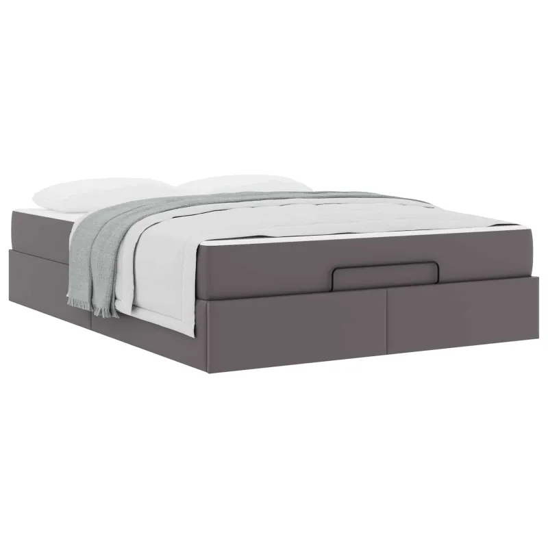 Lovos rėmas su čiužiniu Kita 2 pcs Pilka PVC