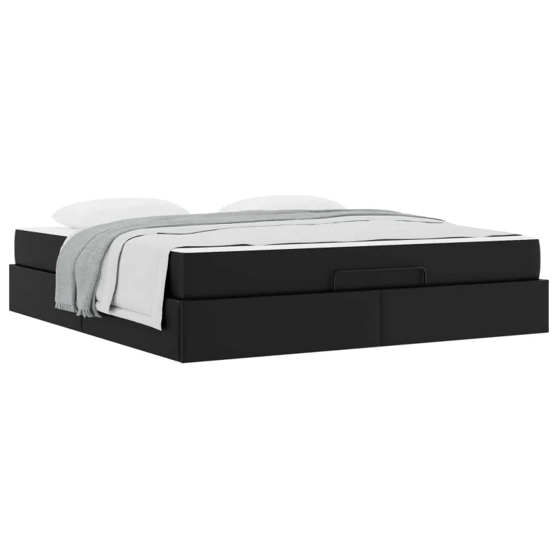 Lovos rėmas su čiužiniu Kita 2 pcs Juoda PVC