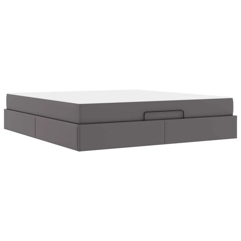 Lovos rėmas su čiužiniu Kita 2 pcs Pilka PVC