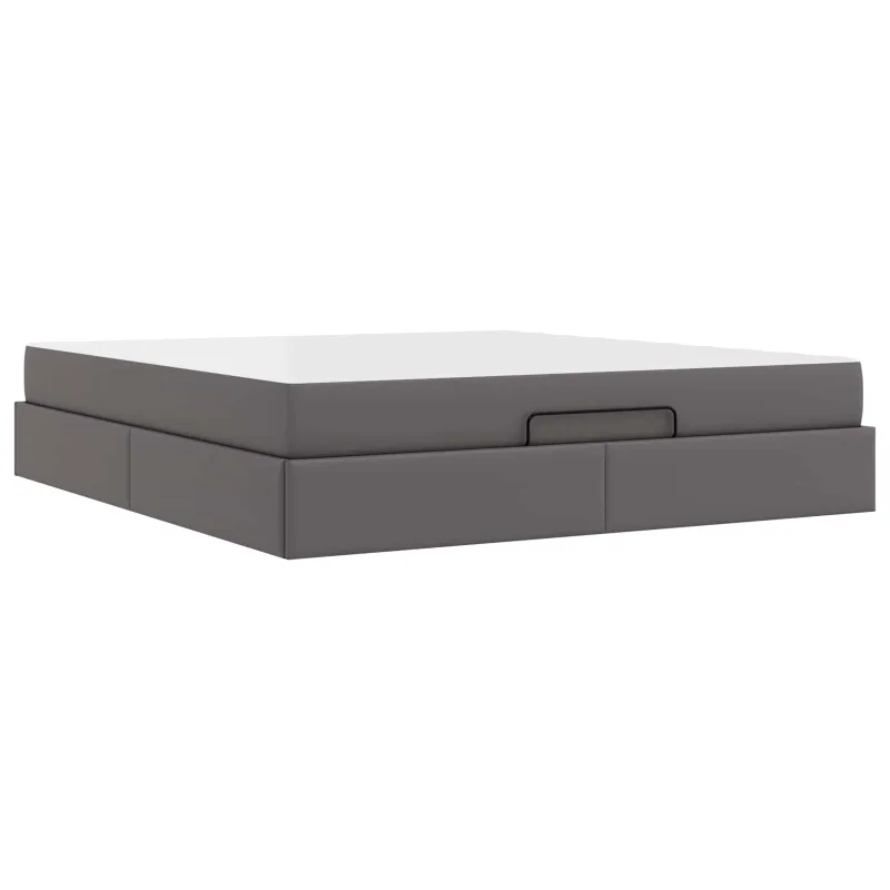 Lovos rėmas su čiužiniu Kita 2 pcs Pilka PVC