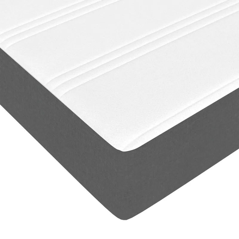 Lovos rėmas su čiužiniu 2 pcs Blanki pilka audinys
