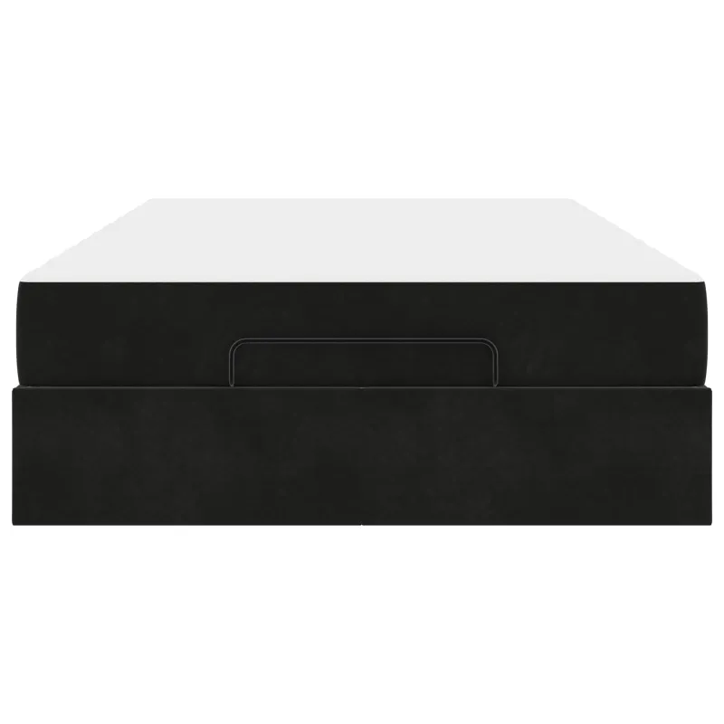 Lovos rėmas su čiužiniu 2 pcs Juoda Aksomas