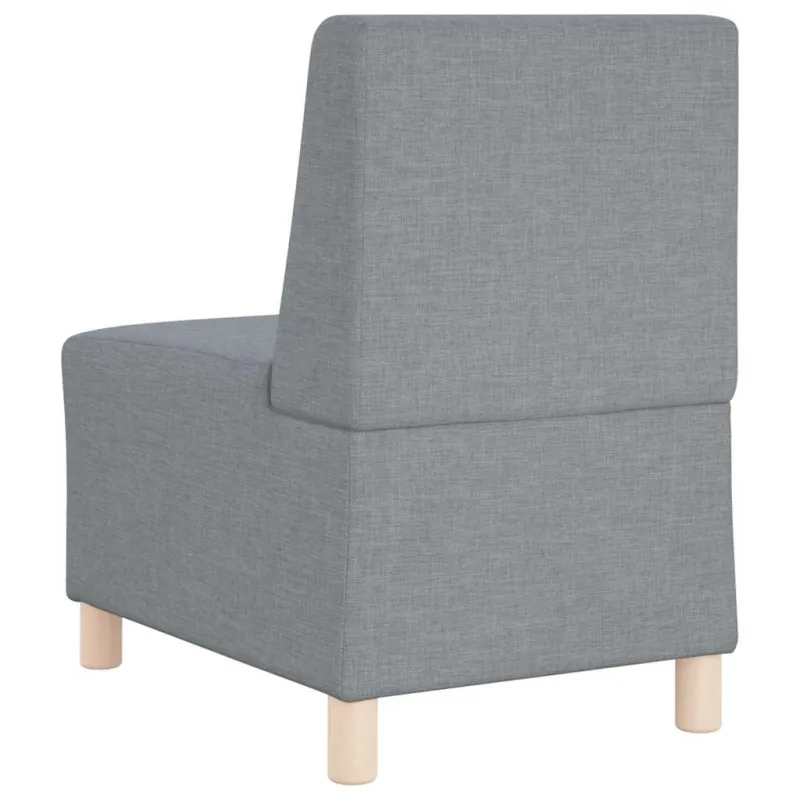 Modulinis sofa vienetas be rankų 2 pcs Šviesiai pilka
