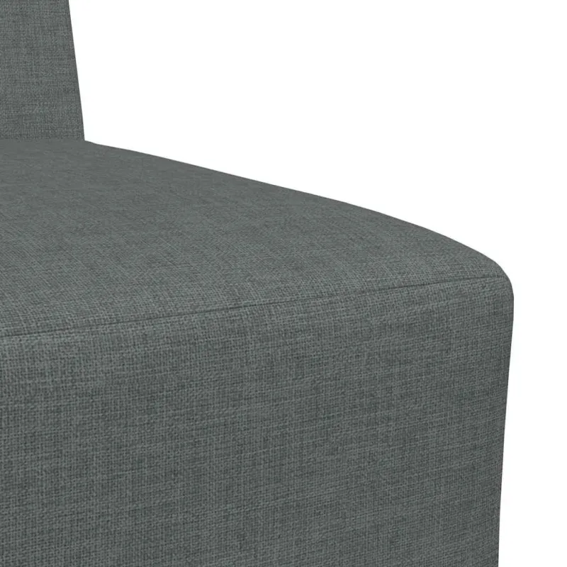 Modulinis sofa vienetas be rankų 2 pcs Tamsiai pilka