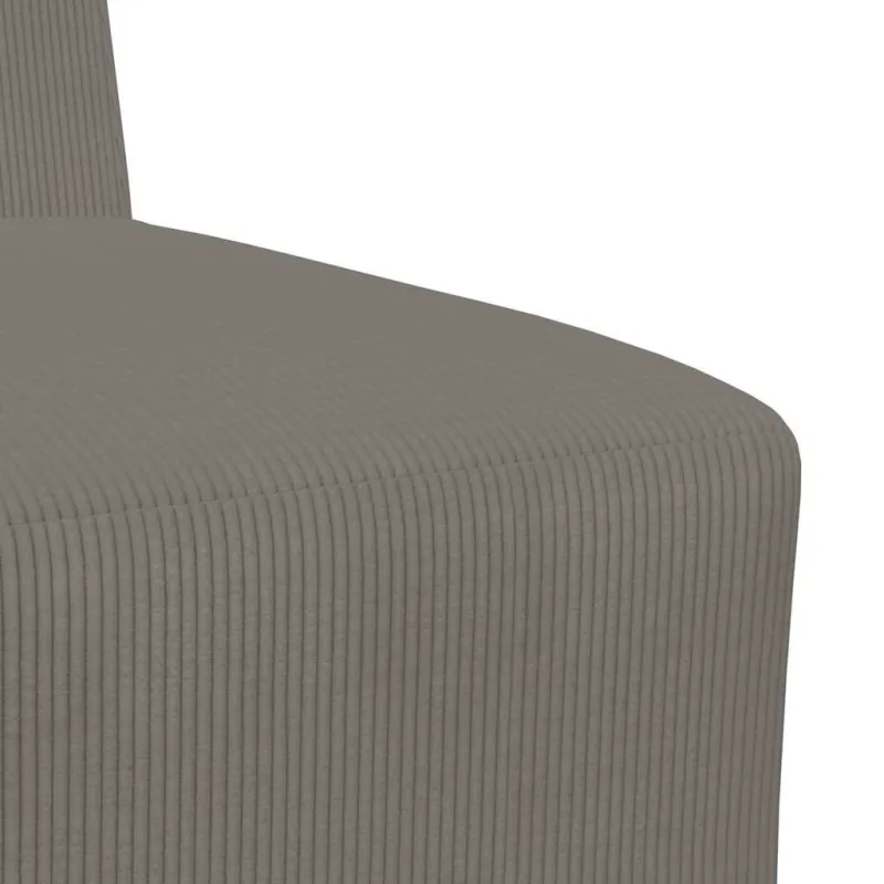 Modulinis sofa vienetas be rankų 2 pcs Šviesiai pilka