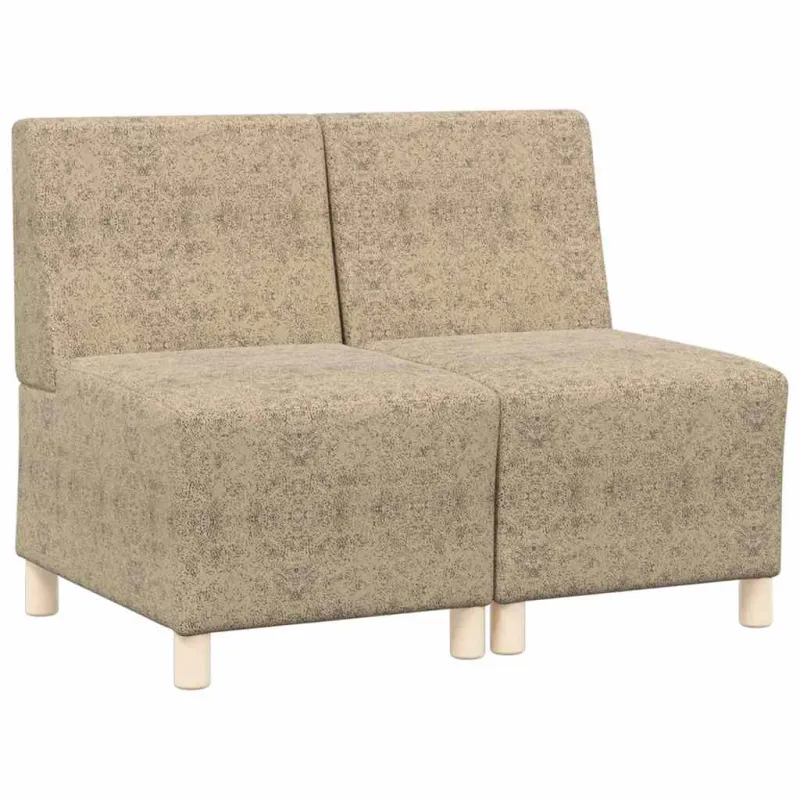 Modulinis sofa vienetas be rankų 2 pcs Šviesiai pilka