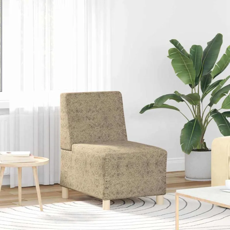 Modulinis sofa vienetas be rankų 2 pcs Šviesiai pilka