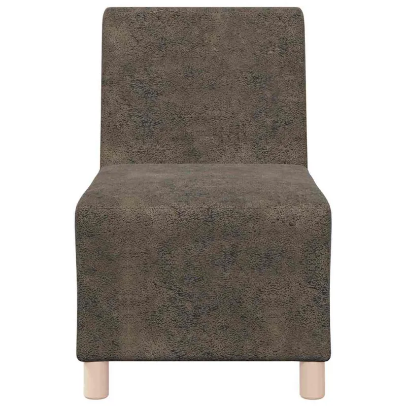Modulinis sofa vienetas be rankų 2 pcs Tamsiai pilka