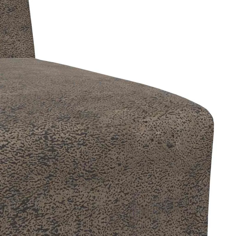 Modulinis sofa vienetas be rankų 2 pcs Tamsiai pilka