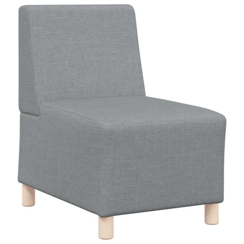 Modulinis sofa vienetas be rankų 3 pcs Šviesiai pilka