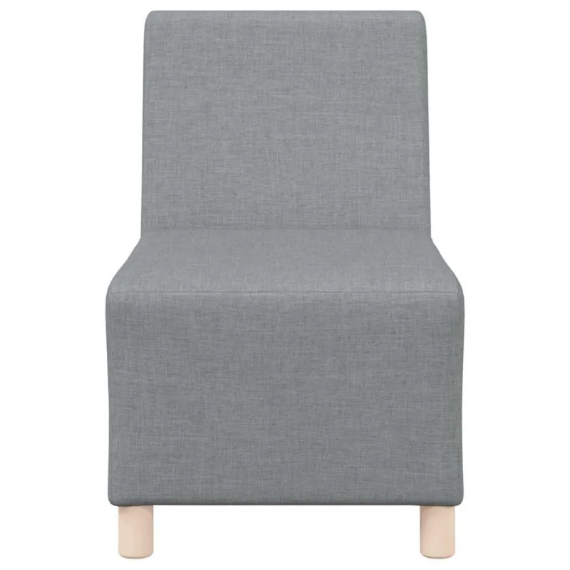 Modulinis sofa vienetas be rankų 3 pcs Šviesiai pilka