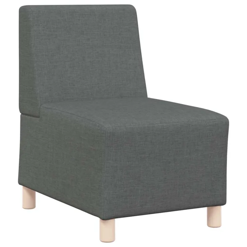 Modulinis sofa vienetas be rankų 3 pcs Tamsiai pilka