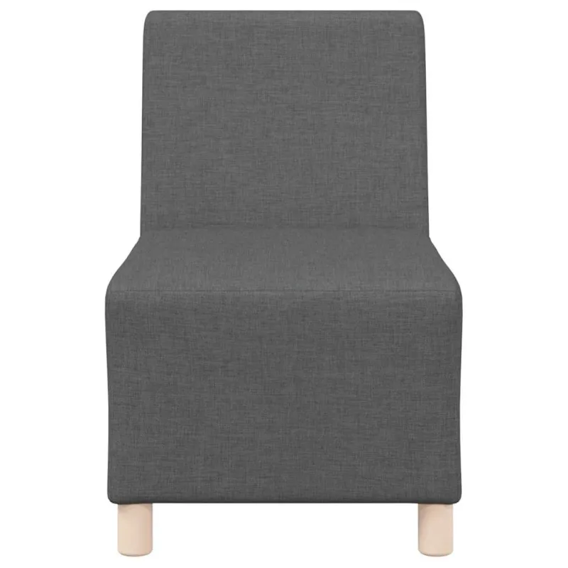 Modulinis sofa vienetas be rankų 3 pcs Tamsiai pilka