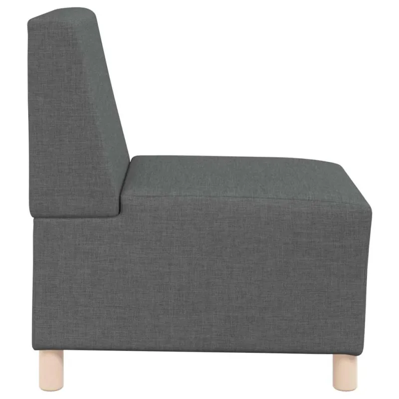 Modulinis sofa vienetas be rankų 3 pcs Tamsiai pilka