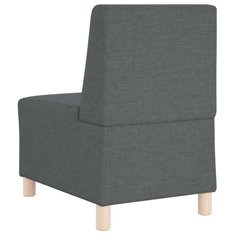 Modulinis sofa vienetas be rankų 3 pcs Tamsiai pilka