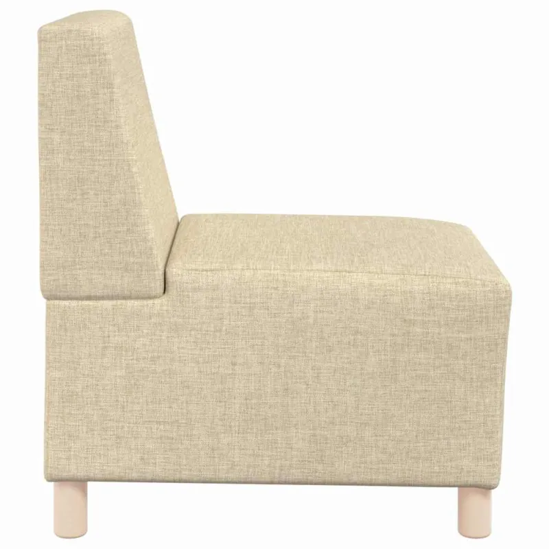 Modulinis sofa vienetas be rankų 3 pcs Kreminė 55 x 74 x 82 cm