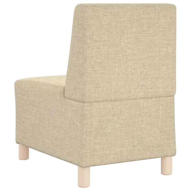 Modulinis sofa vienetas be rankų 3 pcs Kreminė 55 x 74 x 82 cm