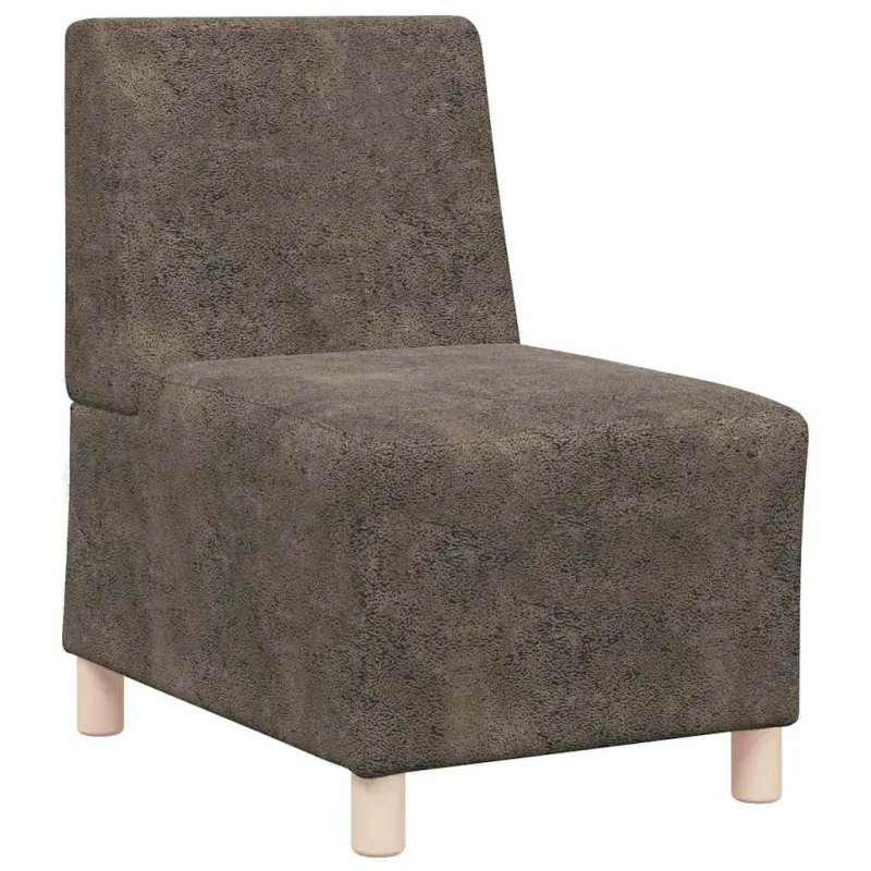 Modulinis sofa vienetas be rankų 3 pcs Tamsiai pilka