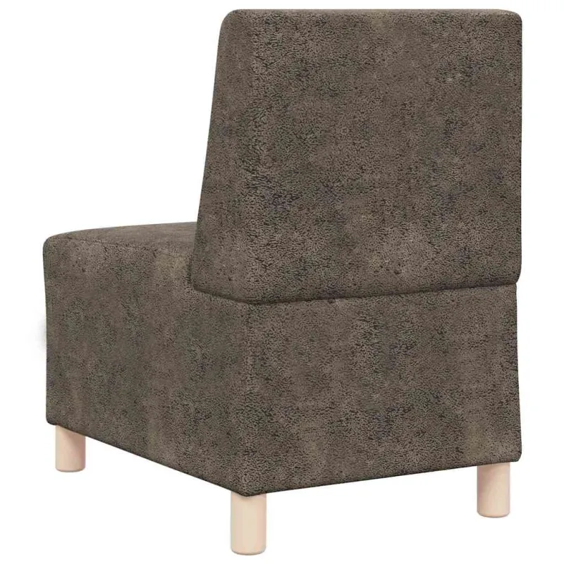 Modulinis sofa vienetas be rankų 3 pcs Tamsiai pilka