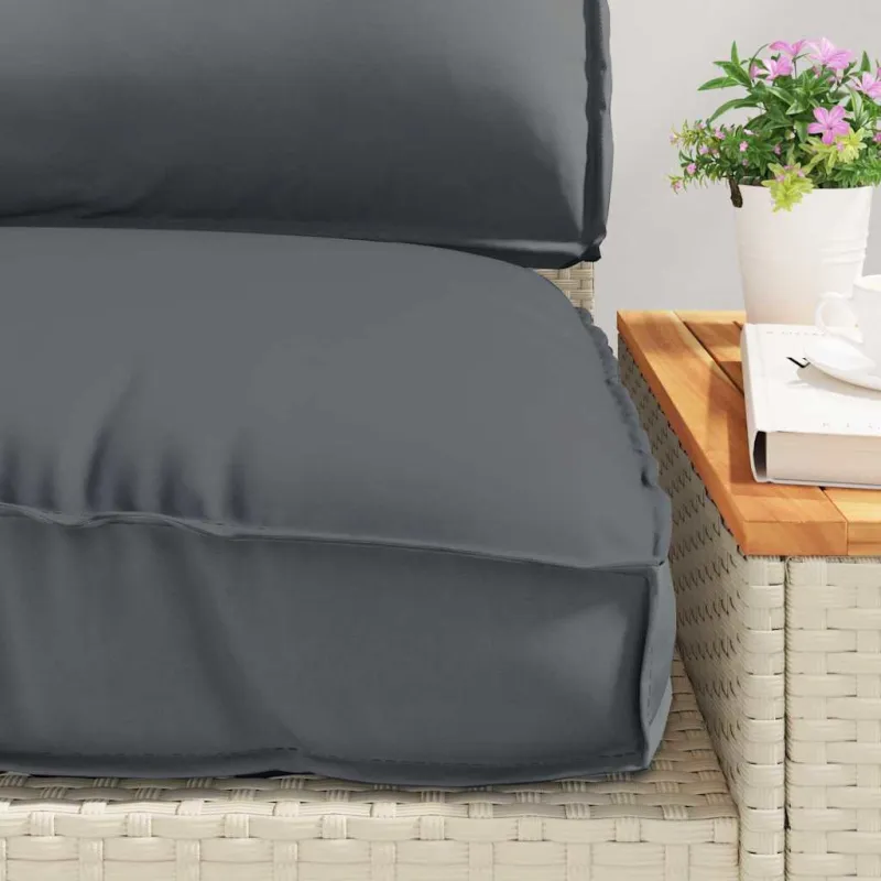 Pagalvių komplektas 3 pcs Antracitas Oksfordo audinys