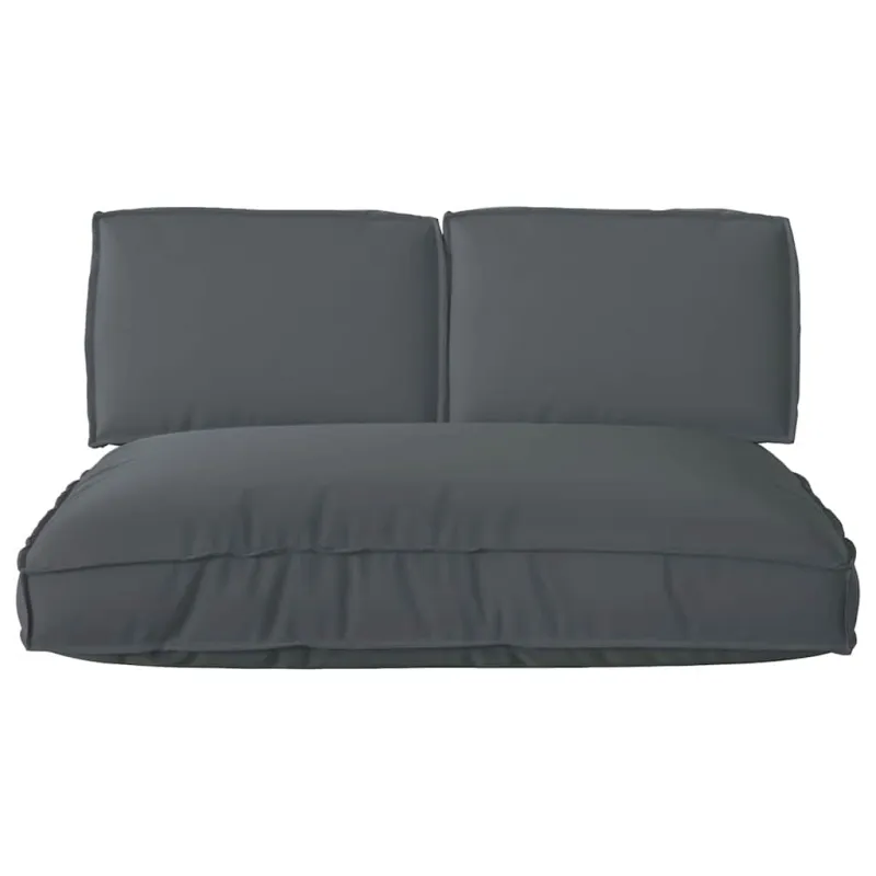 Pagalvių komplektas 3 pcs Antracitas Oksfordo audinys