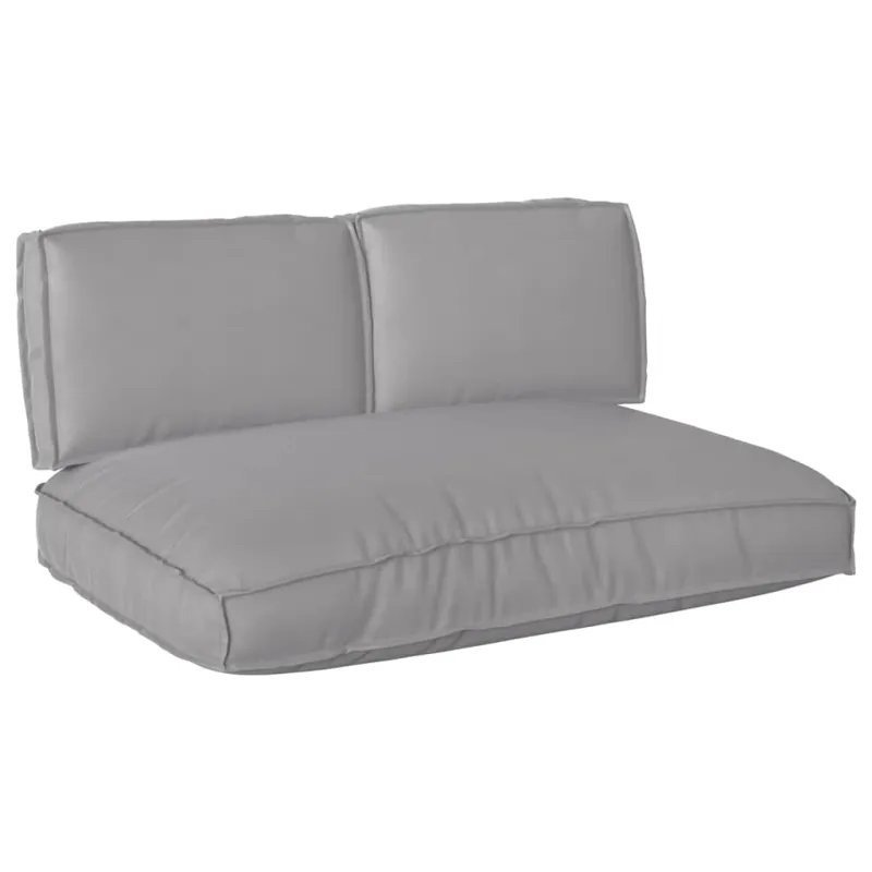 Pagalvių komplektas 3 pcs Pilka Oksfordo audinys