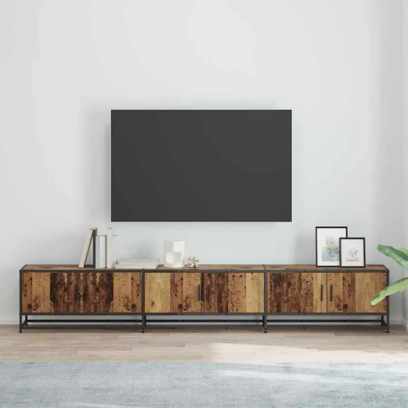 TV vienetai 2 pcs Senovinis medis 240 x 35 x 41 cm
