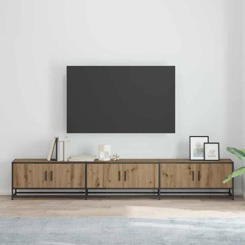 TV vienetai 2 pcs Amatininkų ąžuolas 240 x 35 x 41 cm