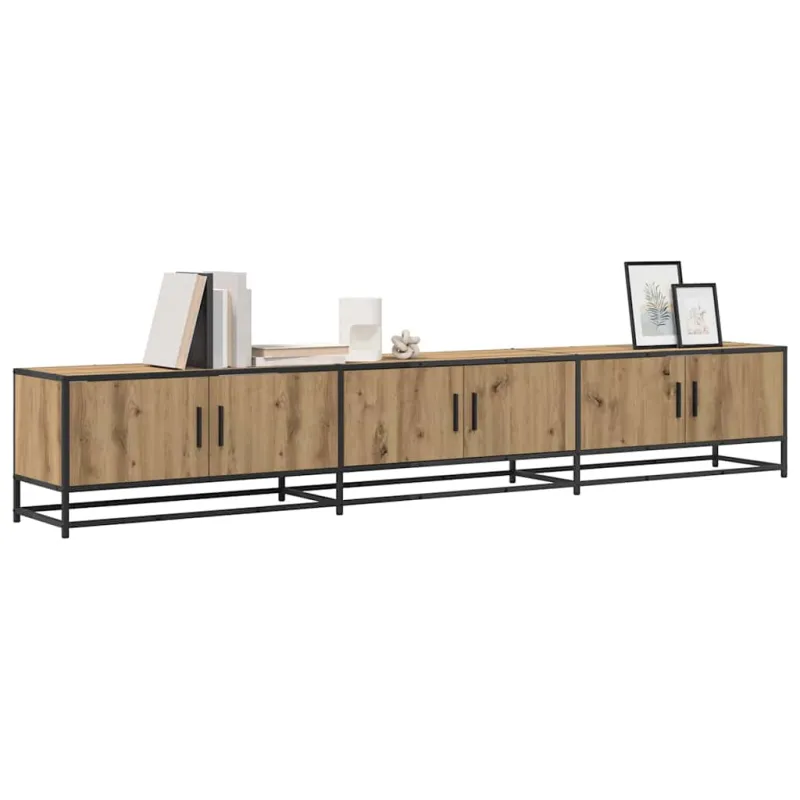 TV vienetai 2 pcs Amatininkų ąžuolas 240 x 35 x 41 cm