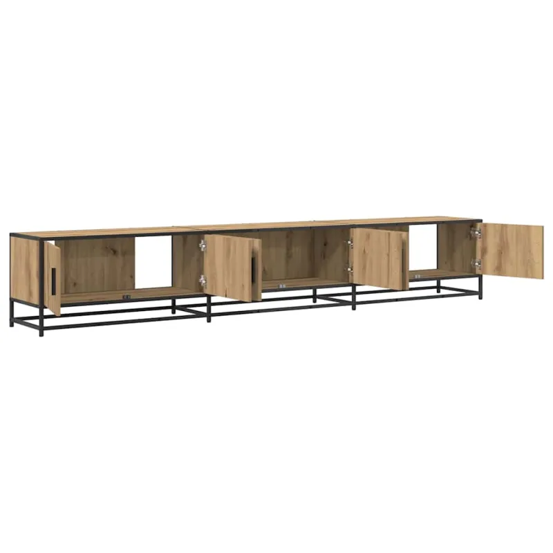 TV vienetai 2 pcs Amatininkų ąžuolas 240 x 35 x 41 cm