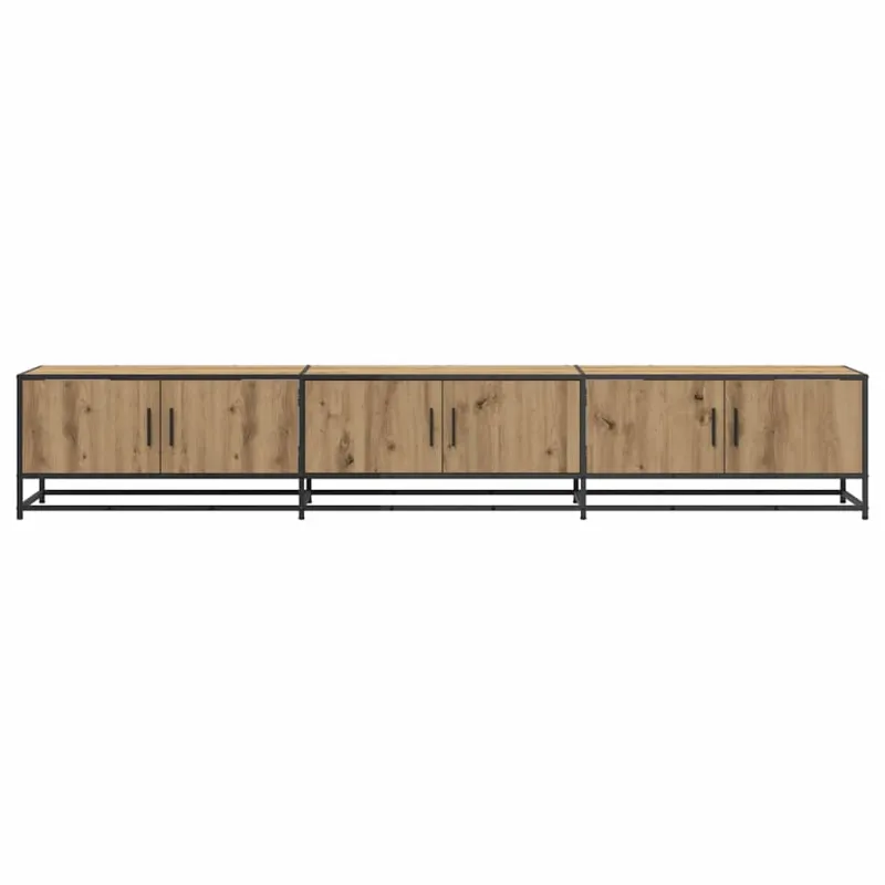 TV vienetai 2 pcs Amatininkų ąžuolas 240 x 35 x 41 cm