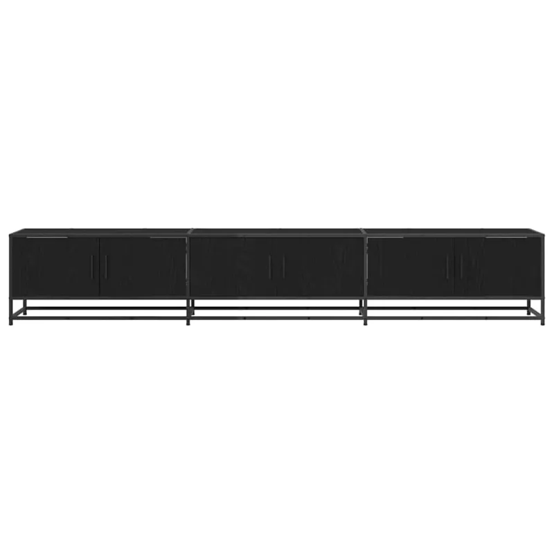 TV vienetai 2 pcs Juodas ąžuolas 240 x 35 x 41 cm