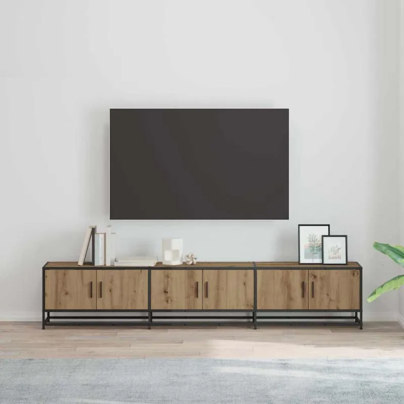 TV vienetai 2 pcs Amatininkų ąžuolas 210 x 35 x 41 cm