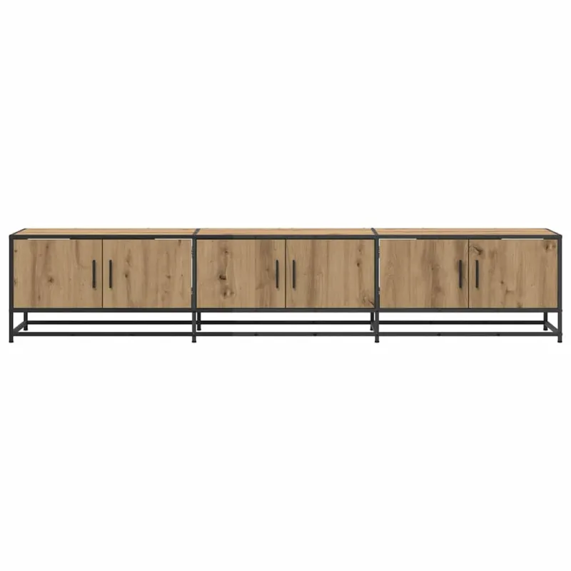 TV vienetai 2 pcs Amatininkų ąžuolas 210 x 35 x 41 cm