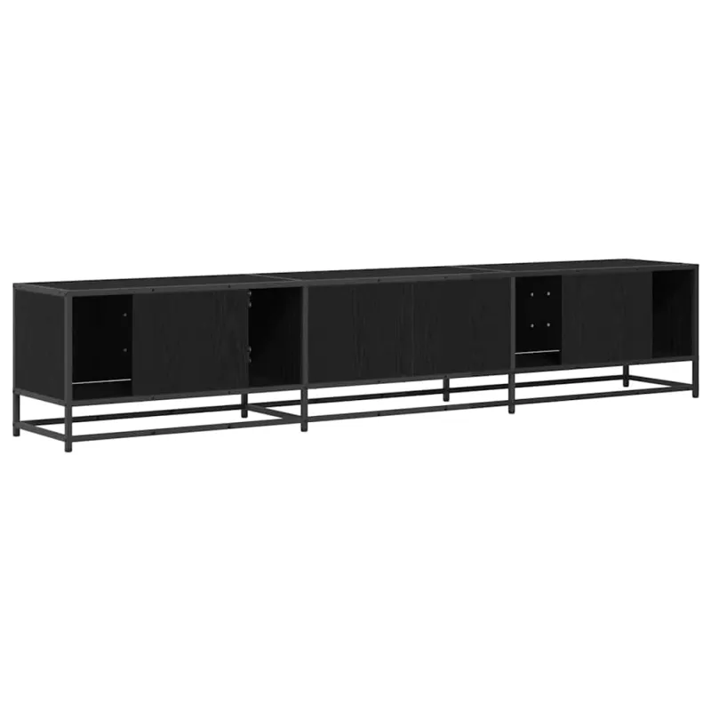 TV vienetai 2 pcs Juodas ąžuolas 210 x 35 x 41 cm