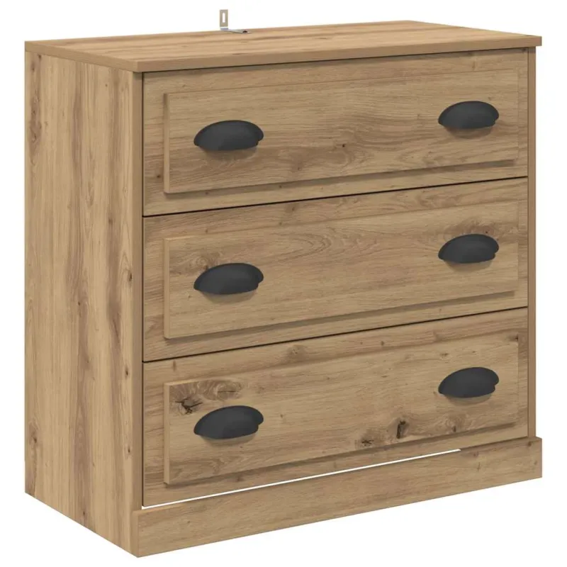 Šoninės lentynos 2 pcs Amatininkų ąžuolas 70 x 35,5 x 67,5 cm