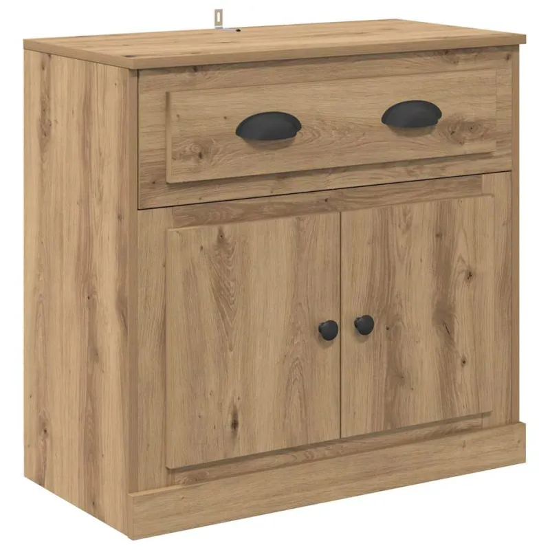 Šoninės lentynos 2 pcs Amatininkų ąžuolas 70 x 35,5 x 67,5 cm