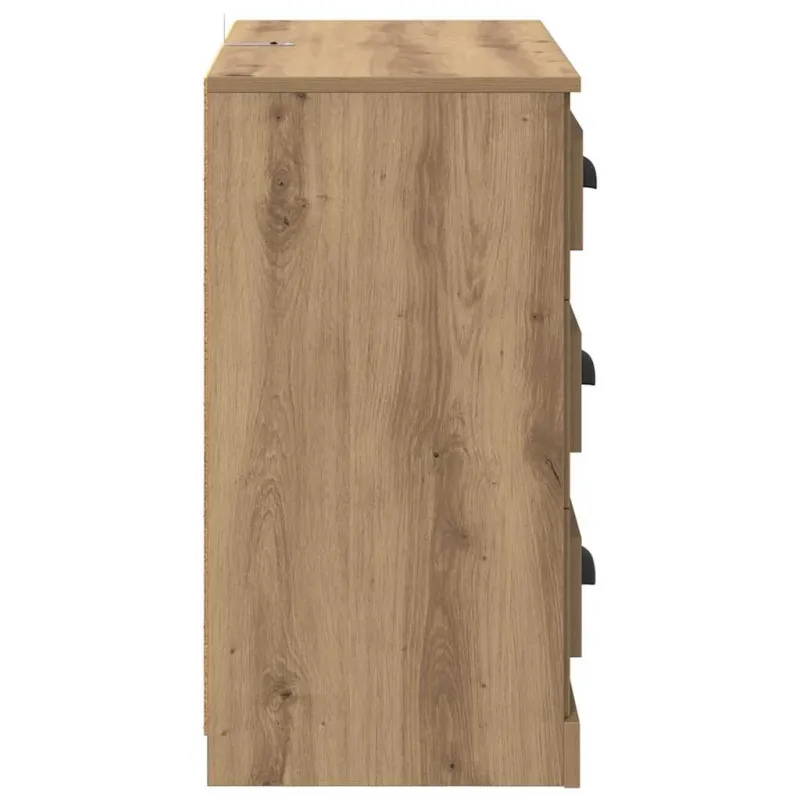 Šoninės lentynos 2 pcs Amatininkų ąžuolas 70 x 35,5 x 67,5 cm