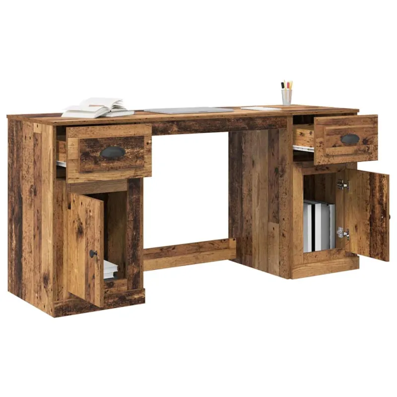 Stalas su spintele Senovinis medis 154,5 x 50 x 75 cm