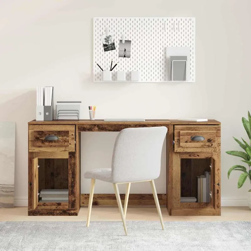 Stalas su spintele Senovinis medis 154,5 x 50 x 75 cm