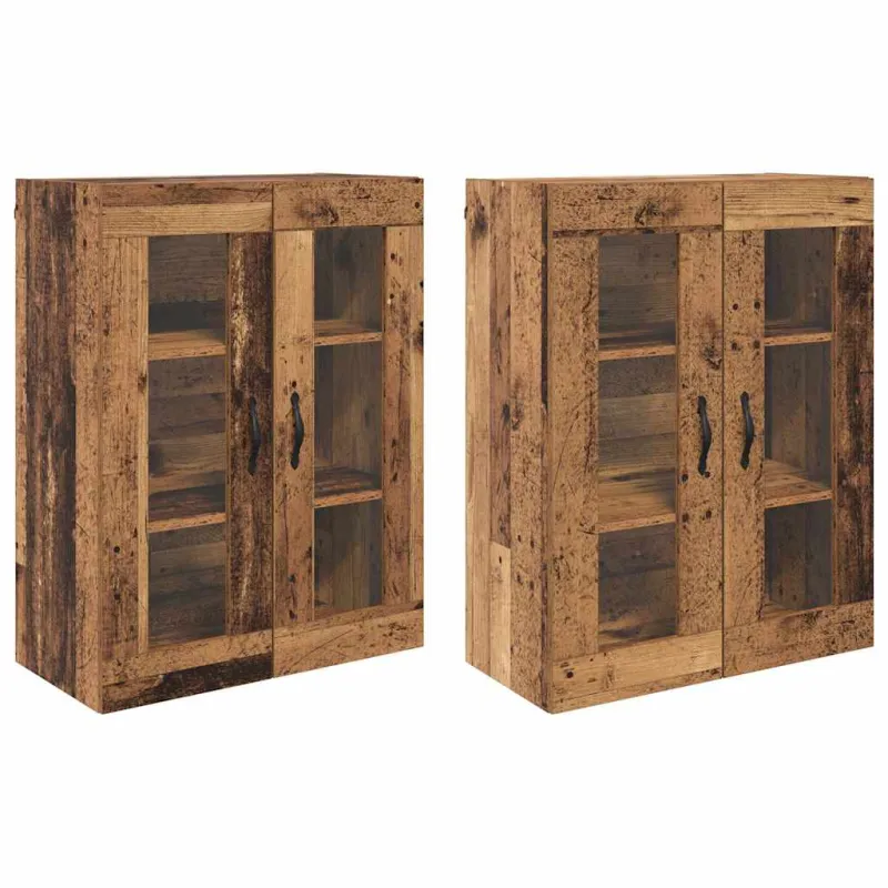 Sieniniai baldai 2 pcs Senovinis medis 69,5 x 34 x 90 cm