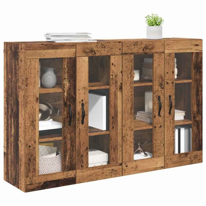 Sieniniai baldai 2 pcs Senovinis medis 69,5 x 34 x 90 cm