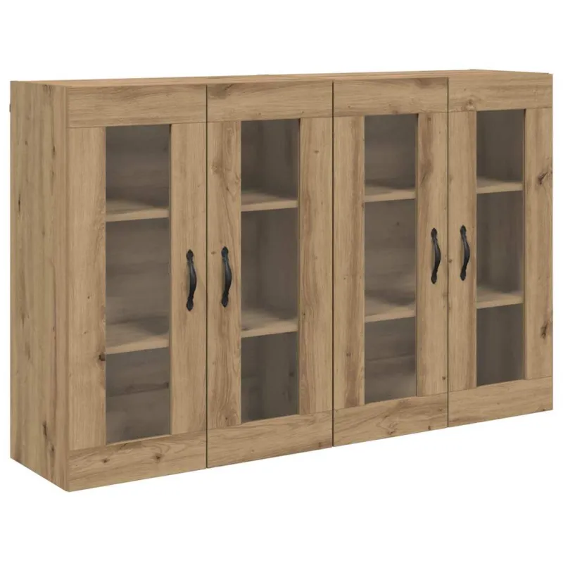 Sieniniai baldai 2 pcs Amatininkų ąžuolas 69,5 x 34 x 90 cm