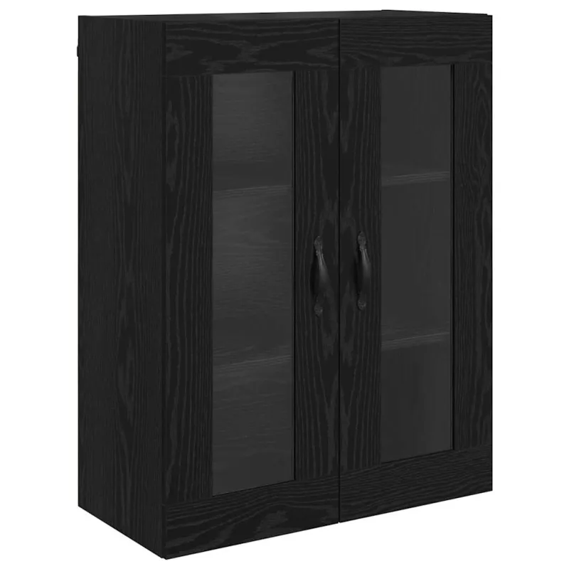 Sieniniai baldai 2 pcs Juodas ąžuolas 69,5 x 34 x 90 cm