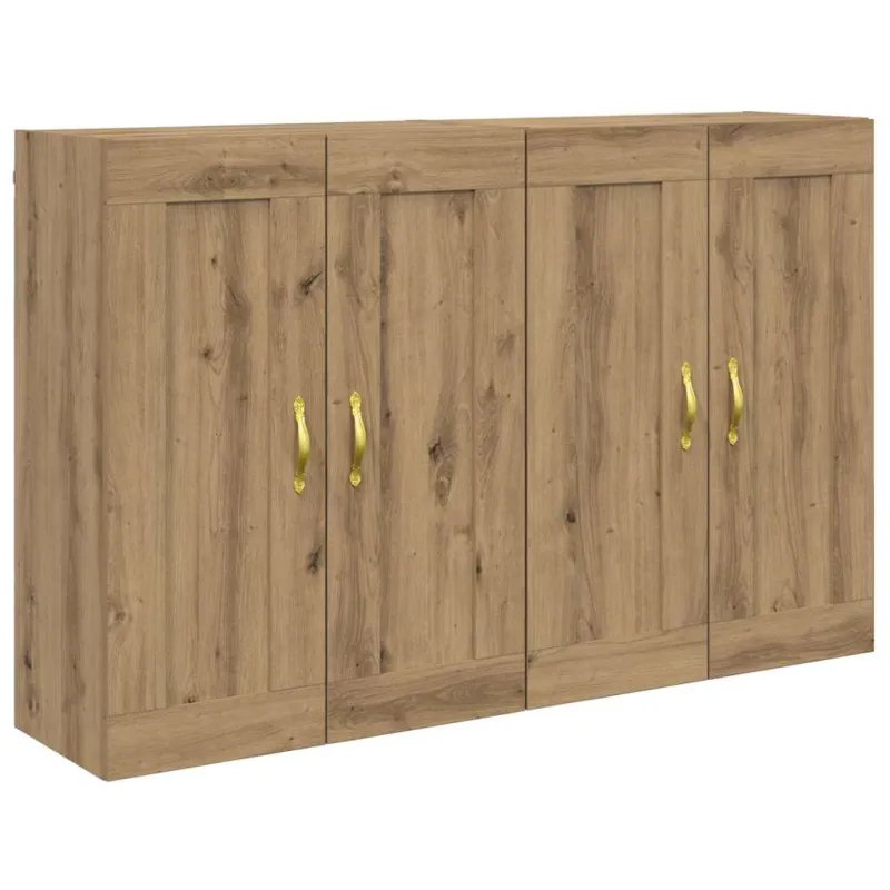 Prikabinama spinta 2 pcs Amatininkų ąžuolas 69,5 x 34 x 90 cm